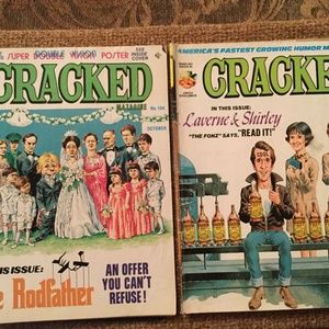 CRACKED MAGAZINES (2) VINTAGE